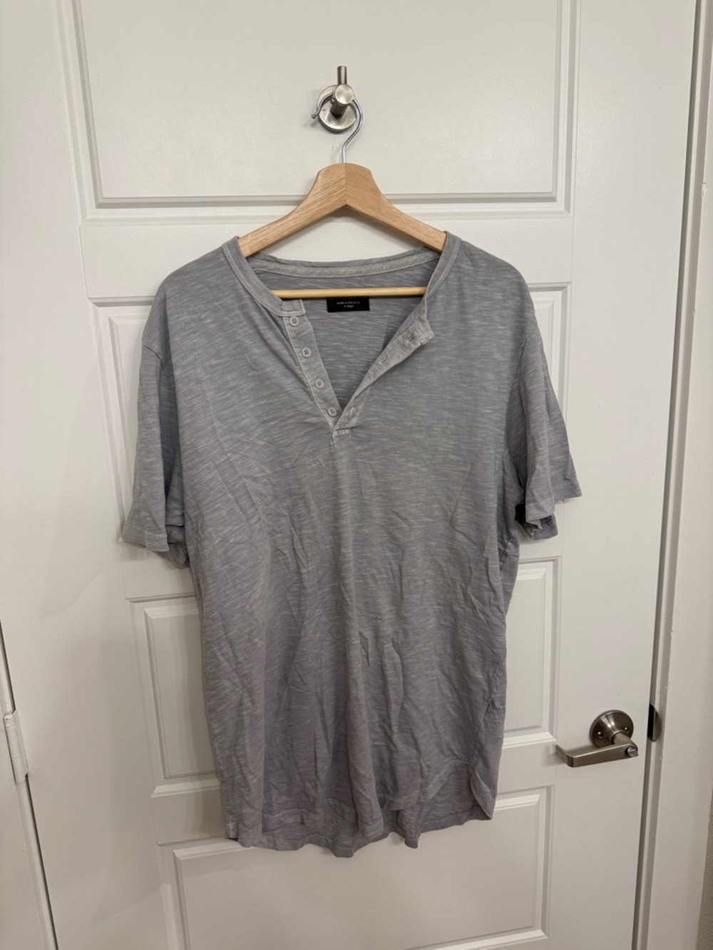 Men Goodlife Henley Short Sleeve XL